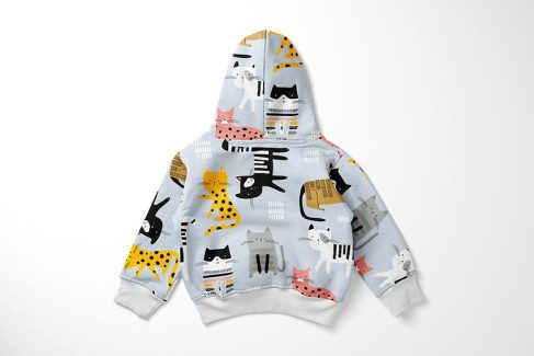 موکاپ هودی بچگانه | Kids Pull On Hoodie Mockup Set (18/KEv.1)